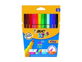 Huopakynät BIC KIDS VISA, 12 väriä 002758