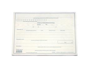 Pinigų priėmimo kvitas, nro, A5, 2x50 0720-059