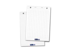 Fläppitaulupaperilohkot 60x85cm, ruutupaperi 50 arkkia
