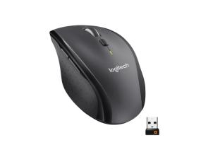 Logitech Marathon M705 langaton hiiri, langaton RF, 1000 DPI, hiilenvärinen