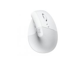Langaton ergonominen hiiri Logitech Lift, valkoinen