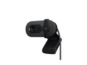 Logitech Brio 100 Full HD -verkkokamera, 2 MP, FHD 1080p, 58°, USB, grafiittipunainen