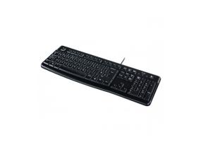Logitech K120 langallinen näppäimistö, USB, EN/LT, musta