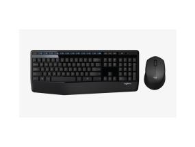 Logitech MK345 Combo langaton näppäimistö + hiiri, US, musta