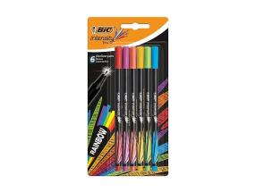 BIC Fineliners INTENSITY FINE RAINBOW, sarja 6 väriä 498327