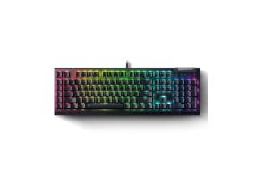 Razer BlackWidow V4 X langallinen pelinäppäimistö RGB, vihreä napsautuskytkin, US, musta
