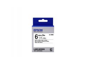 Epson LK-2WBN (C53S652003) tarranauhakasetti, standardi, musta valkoisella (6mm, 9m)