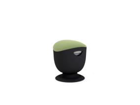 UP UP Seul ergonominen tuoli musta, D42 vihreä kangas