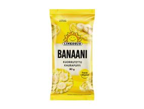LINKOSUO Rapeita kaurakeksejä banaaninmakuisella kuorrutteella 80g