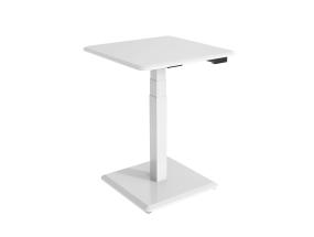 Säädettävä STOO®-pöytä 1 jalalla, valkoinen