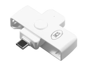 Henkilökortinlukija USB-C (ACR39U-NF) valkoinen