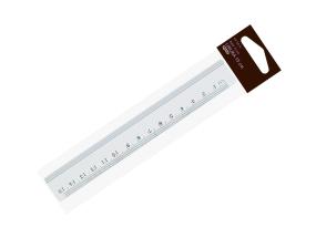 Viivain 15cm metalli