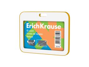 Vaakasuora henkilökortti ErichKrause Neon, 85x54 mm, keltainen