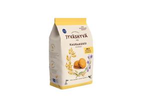 Kaurakeksejä JYVÄSHYVÄ 100% kaurajauhoja 350g