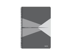 Spiraalisidottu kansio A4 neliönmuotoiset pahvikannet LEITZ Office 90 arkkia harmaa