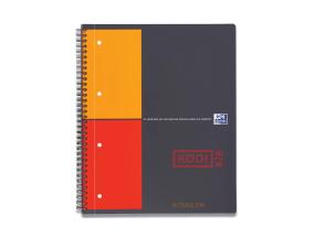 Kansi spiraalisidonta A4+ neliö OXFORD International Activebook muovikannet 80 sivua