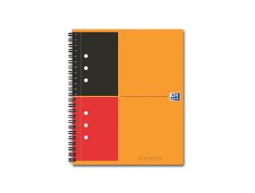 Kansi kierresidoksessa A5+ vuorattu OXFORD International Activebook muovikannet 80 sivua