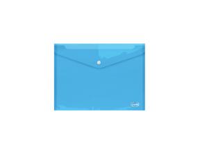 Muovinen kirjekuori leimalla C4 100 arkille läpinäkyvä sininen