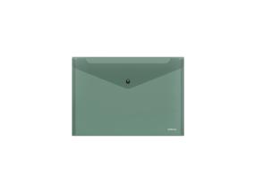 Muovinen kirjekuori, jossa leima C4 ERICH KRAUSE 100 sivulle vihreä