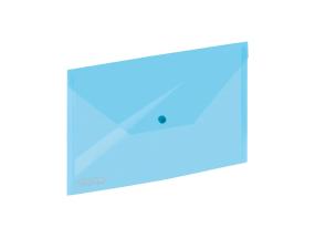 Muovinen kirjekuori leimalla C4 GRAND 100 arkille läpinäkyvä sininen
