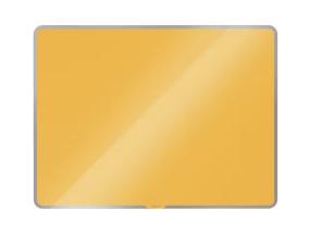 Lasilevy-magneettitaulu 800x600mm keltainen LEITZ Cozy