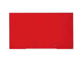 Lasilevy-magneettilevy NOBO Impression Pro 1900x1000mm, punainen