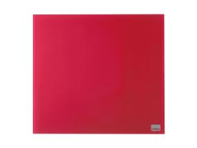 Lasilevy-magneettilevy NOBO Impression Pro Sq.Tiles 450x450mm, punainen