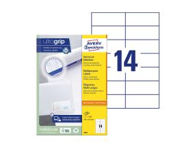 Kopio-lasertarra 105x42,3mm 100arkkia/ltk. ZW 3653E 14-osainen