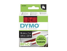 Kleepkirjalint/markeerimislint DYMO 45807 19mm x 7m must/punasel