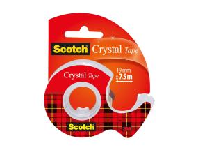 Teippi pohjalla SCOTCH Crystal Clear 19mm x 7,5m