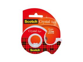 Teippi pohjalla SCOTCH Crystal Clear 19mm x 7,5m