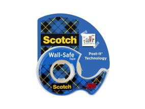 Teippi pohjalla SCOTCH Wall Safe 19mm x 16,5m irrotettava