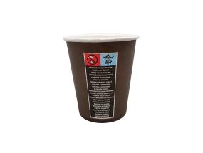 Kahvikuppi COFFEE 4 YOU 250ml, ø 80mm, ruskea, pahvi, 100 kpl pakkaus