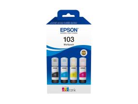 EPSON 103 EcoTank (C13T00S64A) tindikassett, must, syaani, magenta, kollane, Multipack 4 väri