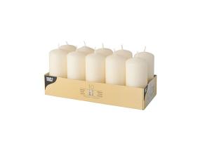 Kynttilä PAPSTAR-pyllikynttilä 40x90mm, 9h, 10 kpl (kermanvärinen)