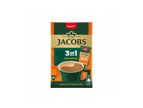 Pikakahvi JACOBS 3in1 20 kpl laatikossa