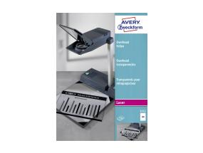 Laser/tulostuskalvo AVERY ZWECKFORM A4 100 sivua 100 sivua