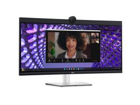 LCD-näyttö DELL P3424WEB 34" kaareva/21:9 paneeli IPS 3440x1440 21:9 60Hz 5 ms Kaiuttimet Kamera...