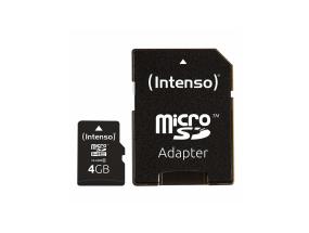 MUISTI MICRO SDHC 4GB C10/W/SOVITIN 3413450 INTENSO