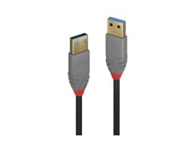 KAAPELI USB3.2 TYYPPI A 1M/ANTHRA 36751 LINDY