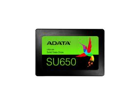 SSD ADATA SU650 960 Gt SATA 3.0 Kirjoitusnopeus 450 Mt/s Lukunopeus 520 Mt/s 2.5" TBW 560...