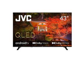 TV-sarja JVC 43" 4K/Smart QLED 3840x2160 langaton LAN Bluetooth Android TV LT-43VAQ330P
