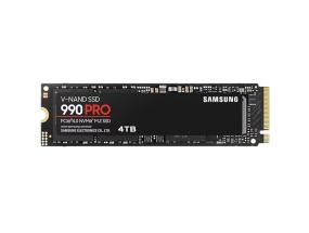 SSD SAMSUNG 990 PRO 4TB M.2 PCIe Gen4 NVMe TLC Kirjoitusnopeus 6900 Mt/s Lukunopeus 7450 Mt...