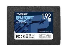 SSD PATRIOT Burst Elite 1,92 Tt SATA 3.0 3D NAND Kirjoitusnopeus 320 Mt/s Lukunopeus 450 Mt...