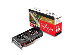 Näytönohjain SAPPHIRE AMD Radeon RX 7600 8 GB GDDR6 128 bit PCIE 4.0 8x Dual Slot tuuletin 1xHDMI...