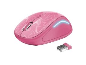 Hiiri USB OPTICAL WRL YVI FX/PINK 22336 TRUST