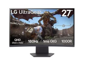 LCD-monitori LG 27GS60QC-B 27" Gaming/Curved Panel VA 2560x1440 16:9 180 Hz Matte 1 ms Tilt Colour&hellip. näyttö;