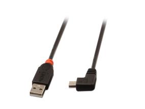 KAAPELI USB2 A - MINI-B 0,5 M/90 DEGREE 31970 LINDY