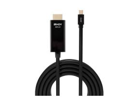 KAAPELI MINI DP - HDMI 3M/36928 LINDY