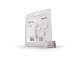 USB PORT BLOCKER 10PACK/PINK 40460 LINDY